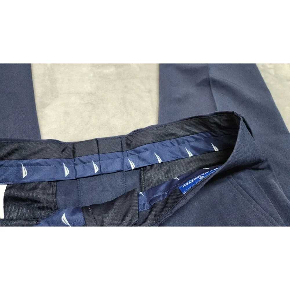 Nautica Men's‎ Size 34X30 Blue Modern Fit Active Stretch Suit Pants NWOT